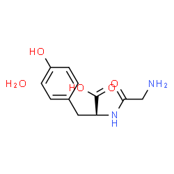 ChemSpider 2D Image | Glycyl-L-tyrosine hydrate (1:1) | C11H16N2O5