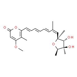 ChemSpider 2D Image | (+)-neocitreoviridin | C23H30O6