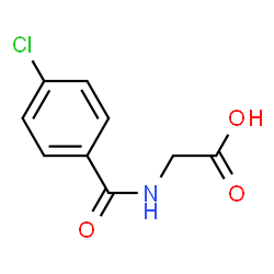 ChemSpider 2D Image | 4-chlorohippuric acid | C9H8ClNO3