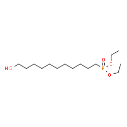 ChemSpider 2D Image | Diethyl (11-hydroxyundecyl)phosphonate | C15H33O4P