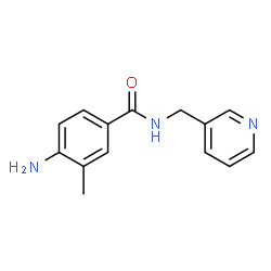 ChemSpider 2D Image | 4-Amino-3-methyl-N-(3-pyridinylmethyl)benzamide | C14H15N3O