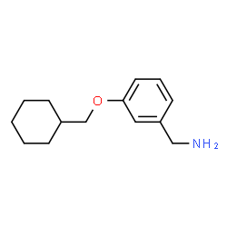 ChemSpider 2D Image | 1-[3-(Cyclohexylmethoxy)phenyl]methanamine | C14H21NO