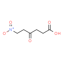 ChemSpider 2D Image | 6-Nitro-4-oxohexanoic acid | C6H9NO5