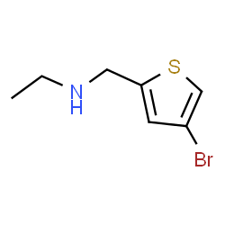 ChemSpider 2D Image | N-[(4-Bromo-2-thienyl)methyl]ethanamine | C7H10BrNS