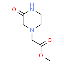 ChemSpider 2D Image | Methyl (3-oxo-1-piperazinyl)acetate | C7H12N2O3