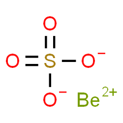 ChemSpider 2D Image | Beryllium sulfate | BeO4S