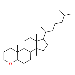 ChemSpider 2D Image | 4a,6a,9a-Trimethyl-7-(6-methyl-2-heptanyl)hexadecahydroindeno[5,4-f]chromene | C27H48O