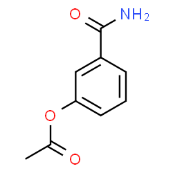 ChemSpider 2D Image | 3-Carbamoylphenyl acetate | C9H9NO3