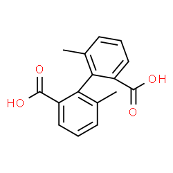 ChemSpider 2D Image | 6,6'-Dimethyl-2,2'-biphenyldicarboxylic acid | C16H14O4