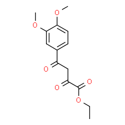 ChemSpider 2D Image | Ethyl 4-(3,4-dimethoxyphenyl)-2,4-dioxobutanoate | C14H16O6