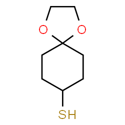 ChemSpider 2D Image | 1,4-Dioxaspiro[4.5]decane-8-thiol | C8H14O2S