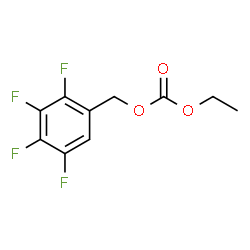 ChemSpider 2D Image | Ethyl 2,3,4,5-tetrafluorobenzyl carbonate | C10H8F4O3