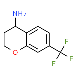 ChemSpider 2D Image | 7-(Trifluoromethyl)-4-chromanamine | C10H10F3NO