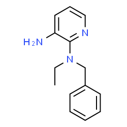 ChemSpider 2D Image | N~2~-Benzyl-N~2~-ethyl-2,3-pyridinediamine | C14H17N3