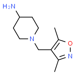 ChemSpider 2D Image | 1-[(3,5-Dimethyl-1,2-oxazol-4-yl)methyl]-4-piperidinamine | C11H19N3O