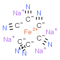 ChemSpider 2D Image | Iron(2+) sodium cyanide (1:4:6) | C6FeN6Na4