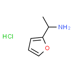 ChemSpider 2D Image | 1-(2-Furyl)ethanamine hydrochloride (1:1) | C6H10ClNO