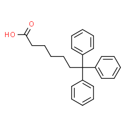 ChemSpider 2D Image | 7,7,7-Triphenylheptanoic acid | C25H26O2