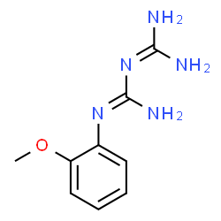 ChemSpider 2D Image | 1-(Diaminomethylene)-2-(2-methoxyphenyl)guanidine | C9H13N5O
