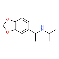 ChemSpider 2D Image | N-[1-(1,3-Benzodioxol-5-yl)ethyl]-2-propanamine | C12H17NO2