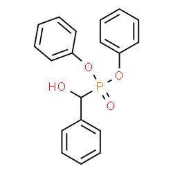 ChemSpider 2D Image | Diphenyl [hydroxy(phenyl)methyl]phosphonate | C19H17O4P