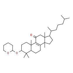 ChemSpider 2D Image | 3-(Tetrahydro-2H-pyran-2-yloxy)lanost-8-en-11-one | C35H58O3