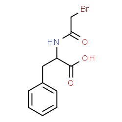 ChemSpider 2D Image | N-(Bromoacetyl)phenylalanine | C11H12BrNO3