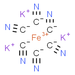 ChemSpider 2D Image | Potassium ferricyanide | C6FeK3N6