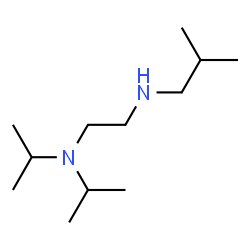 ChemSpider 2D Image | N'-Isobutyl-N,N-diisopropyl-1,2-ethanediamine | C12H28N2
