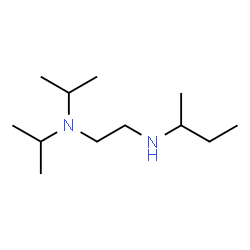 ChemSpider 2D Image | N'-sec-Butyl-N,N-diisopropyl-1,2-ethanediamine | C12H28N2