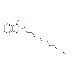 ChemSpider 2D Image | 2-(Dodecyloxy)-1H-isoindole-1,3(2H)-dione | C20H29NO3