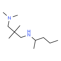 ChemSpider 2D Image | N,N,2,2-Tetramethyl-N'-(2-pentanyl)-1,3-propanediamine | C12H28N2