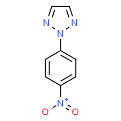 ChemSpider 2D Image | 2-(4-Nitrophenyl)-2H-1,2,3-triazole | C8H6N4O2