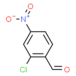 ChemSpider 2D Image | 2-Chloro-4-nitrobenzaldehyde | C7H4ClNO3