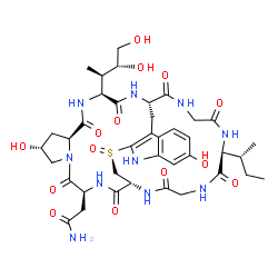 ChemSpider 2D Image | Alpha-Amanitin | C39H54N10O14S