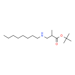 ChemSpider 2D Image | tert-Butyl 2-methyl-3-(octylamino)propanoate | C16H33NO2