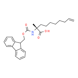 ChemSpider 2D Image | Fmoc-(R)-2-(7-octenyl)Ala-OH | C26H31NO4