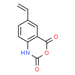 ChemSpider 2D Image | 6-Vinyl-2H-3,1-benzoxazine-2,4(1H)-dione | C10H7NO3