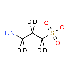 ChemSpider 2D Image | 3-Amino(~2~H_6_)propane-1-sulfonic acid | C3H3D6NO3S