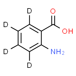 ChemSpider 2D Image | Anthranilic-3,4,5,6-d4 Acid | C7H3D4NO2