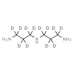 ChemSpider 2D Image | N-[3-Amino(~2~H_6_)propyl](~2~H_6_)propane-1,3-diamine | C6H5D12N3