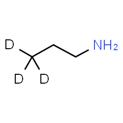 ChemSpider 2D Image | n-Propyl-3,3,3-d3-amine | C3H6D3N