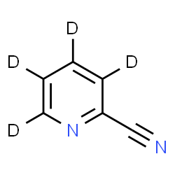 ChemSpider 2D Image | 2-(~2~H_4_)Pyridinecarbonitrile | C6D4N2