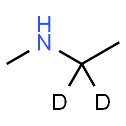 ChemSpider 2D Image | ETHYL-1,1-D2-METHYLAMINE | C3H7D2N