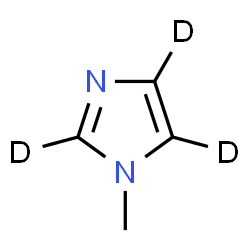 ChemSpider 2D Image | 1-Methylimidazole | C4H3D3N2