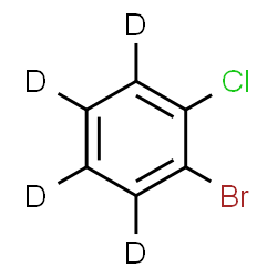 ChemSpider 2D Image | 1-Bromo-2-chloro(~2~H_4_)benzene | C6D4BrCl