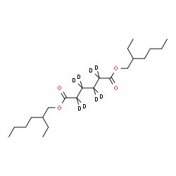 ChemSpider 2D Image | Bis(2-ethylhexyl) (~2~H_8_)hexanedioate | C22H34D8O4