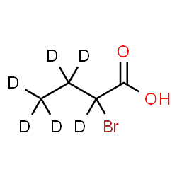 ChemSpider 2D Image | 2-Bromo(~2~H_6_)butanoic acid | C4HD6BrO2
