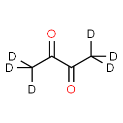 ChemSpider 2D Image | 2,3-Butanedione-d6 | C4D6O2
