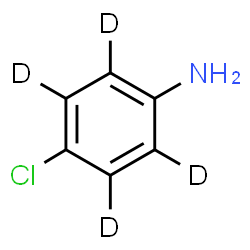 ChemSpider 2D Image | 4-Chloro(~2~H_4_)aniline | C6H2D4ClN